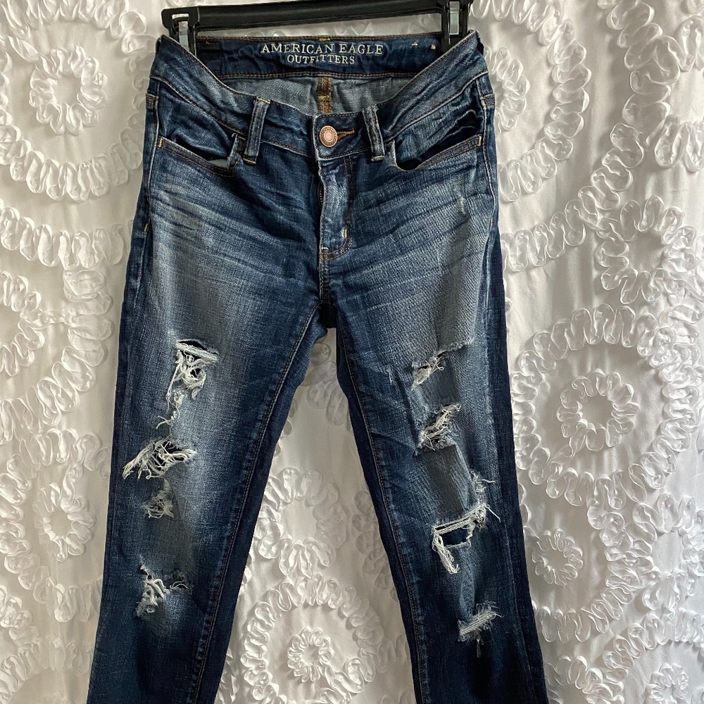 American Eagle Dark Wash Skinny Jeans